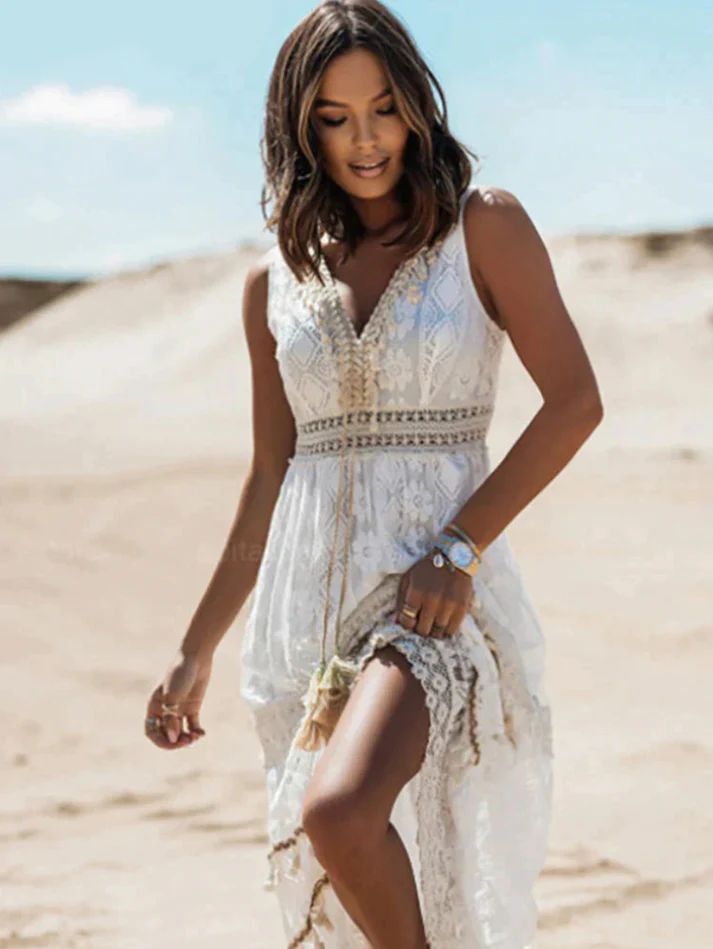 Georgina™ | Effortless Lace Maxi Dress