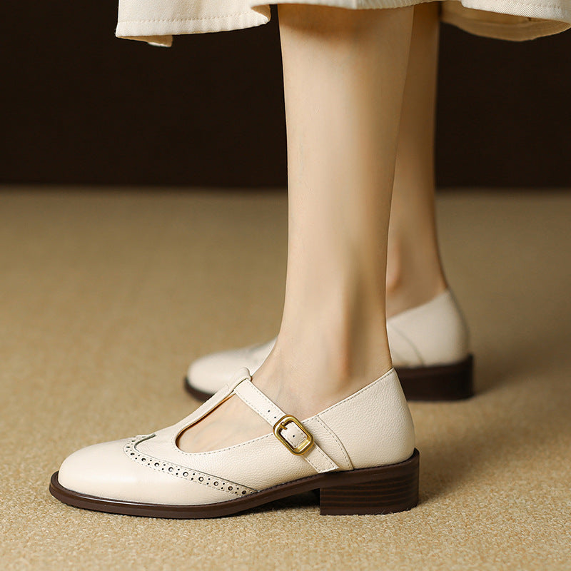 Gianna - T-Bar Mary Jane Shoes 0