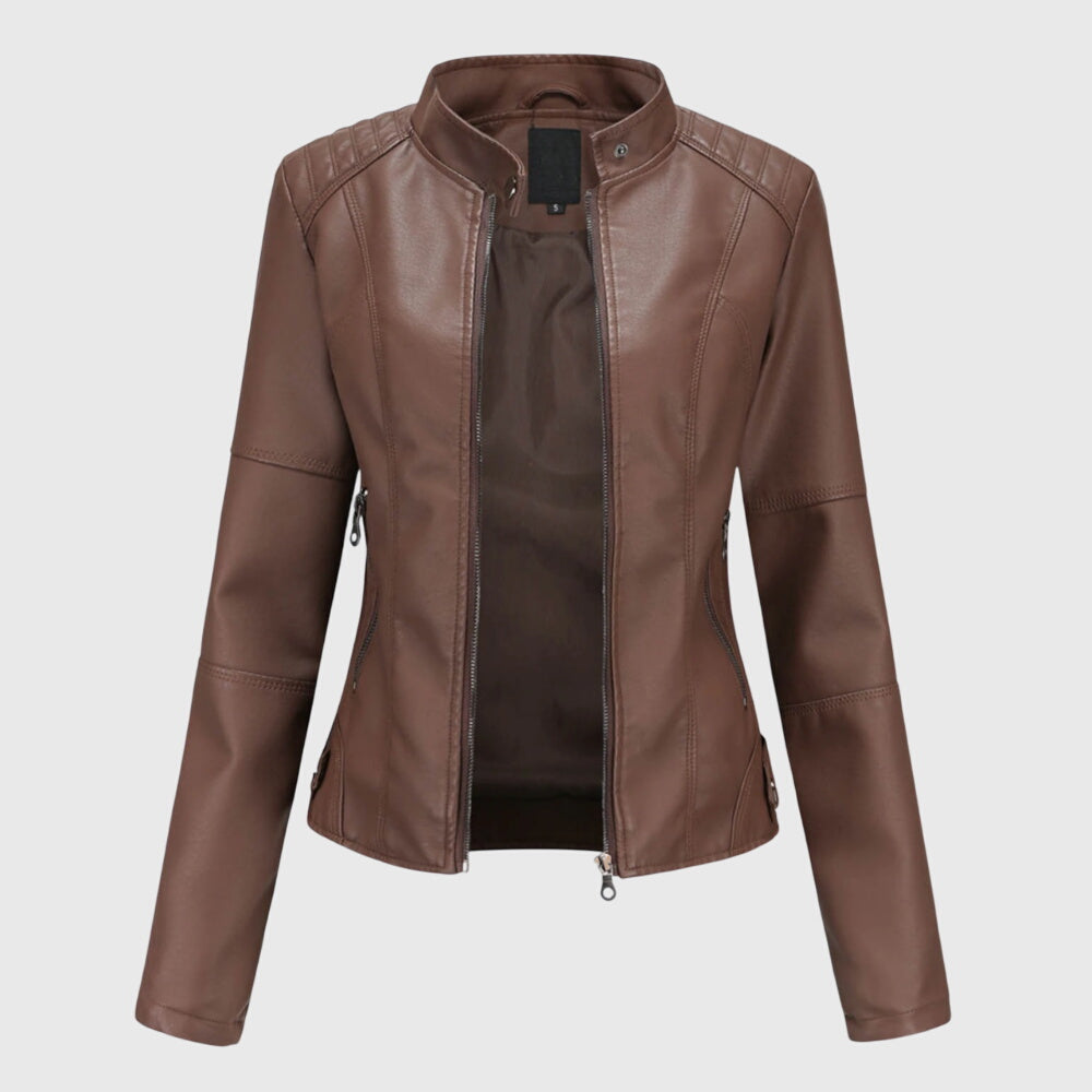 Giorgina™ - Stylish Leather Jacket for Women 1