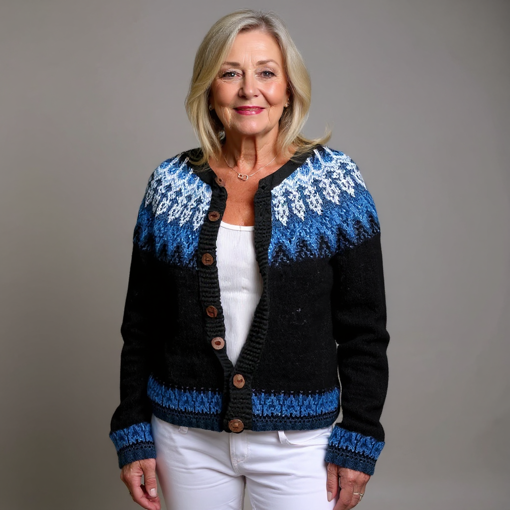 Givanna | Vintage Icelandic Wool Cardigan 1