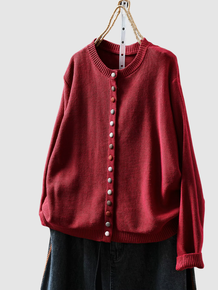 Grace | Knitted Button Cardigan