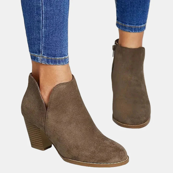 Hailey | Block Heel Ankle Boots 1