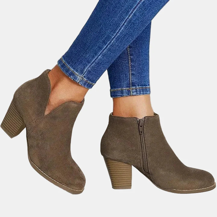 Hailey | Block Heel Ankle Boots 2