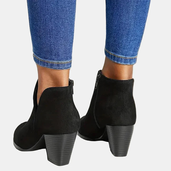 Hailey | Block Heel Ankle Boots 7