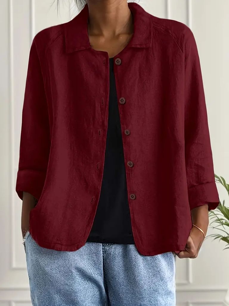 Hailey | Casual Button-Up Blazer