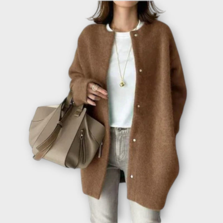 Hannah™ | Elegant Long Cardigan for Women