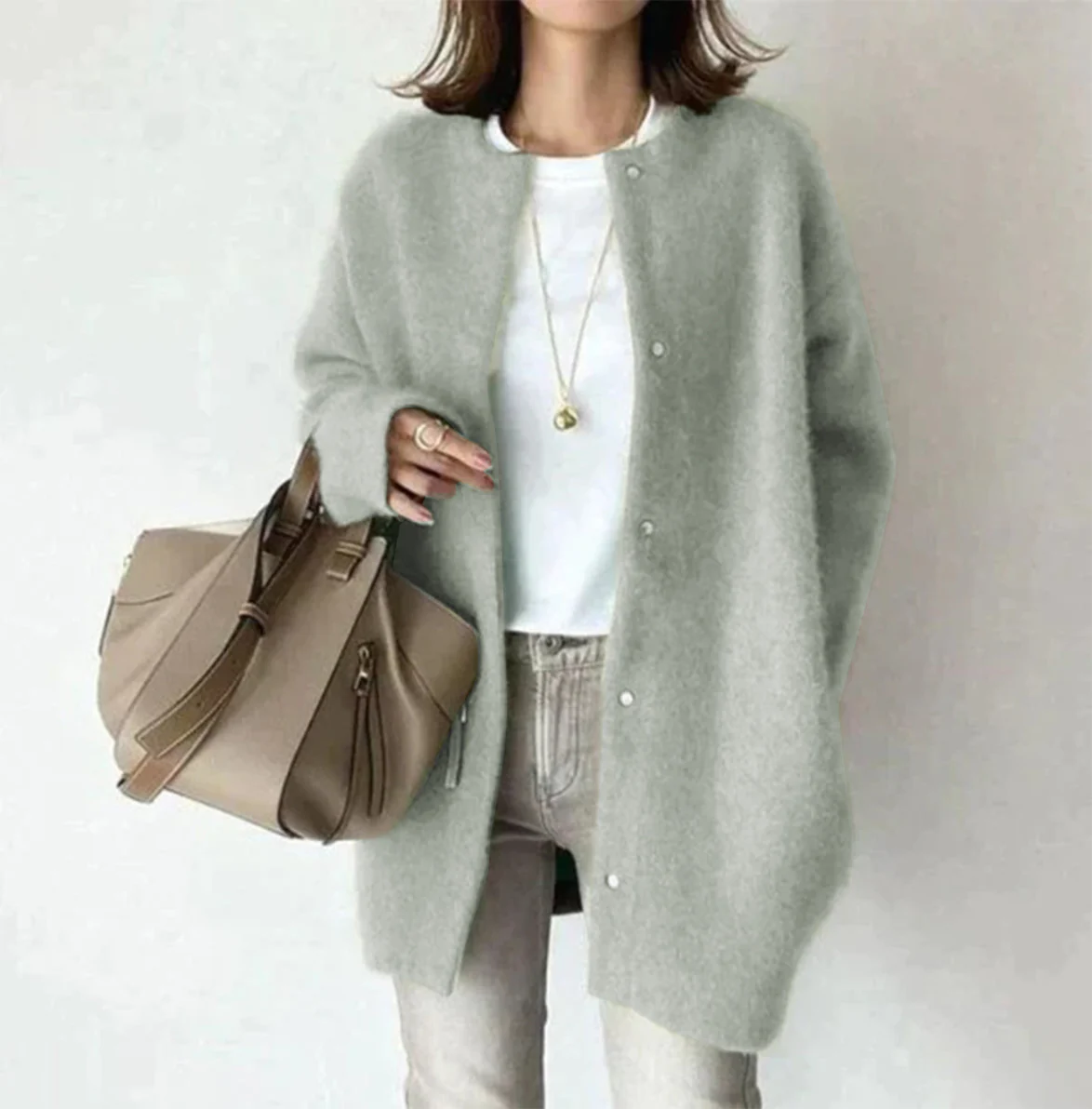 Hannah™ | Elegant Long Cardigan for Women