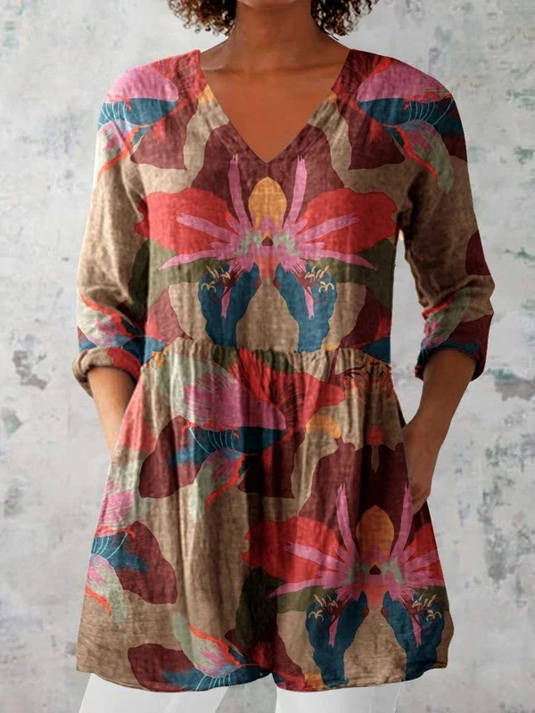 Harmony | Long V-Neck Shirt