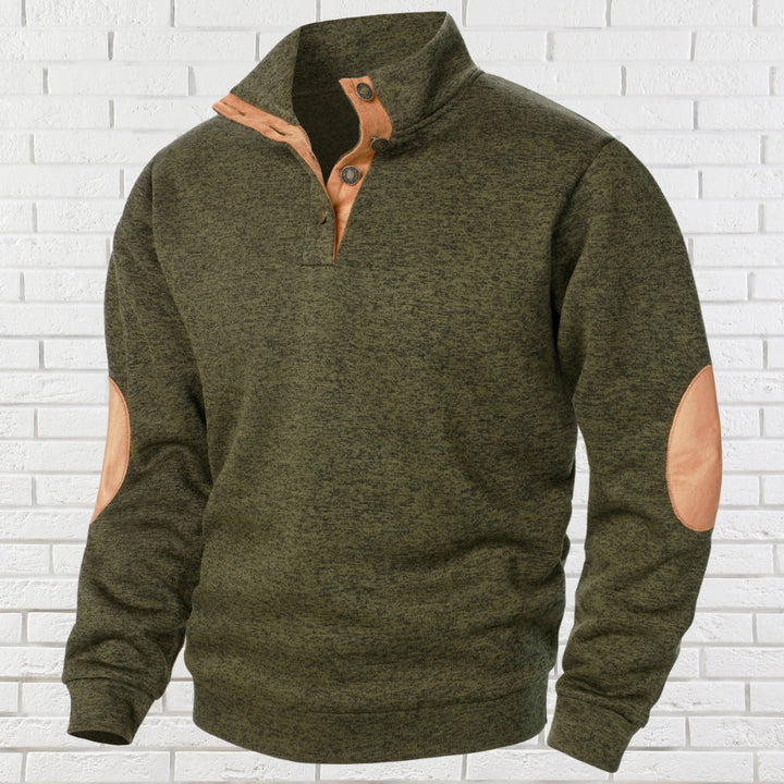 Harry™ | Comfortable Mens Sweater with Stand-Up Collar