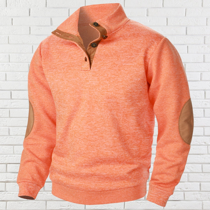Harry™ | Comfortable Mens Sweater with Stand-Up Collar