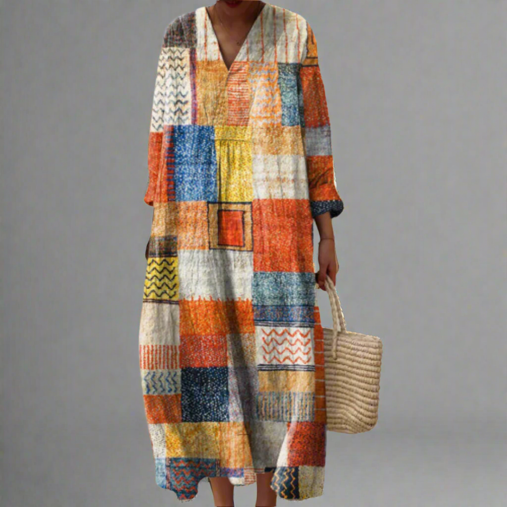 Hazel™ | Colorful Boho Summer Dress