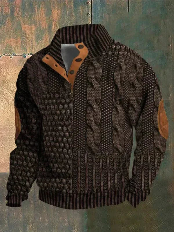 Heiko | Printed warm sweater 0