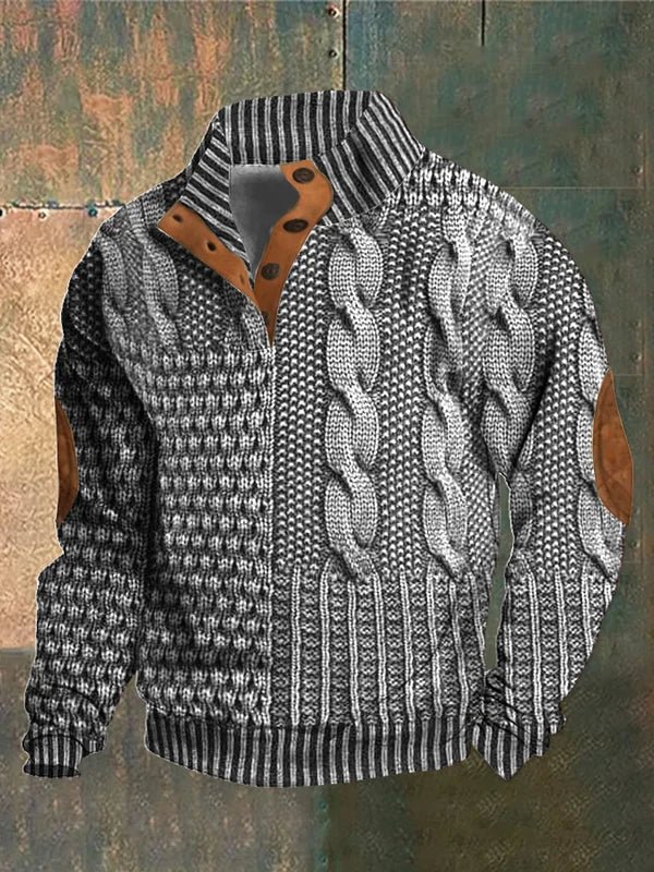 Heiko | Printed warm sweater 1