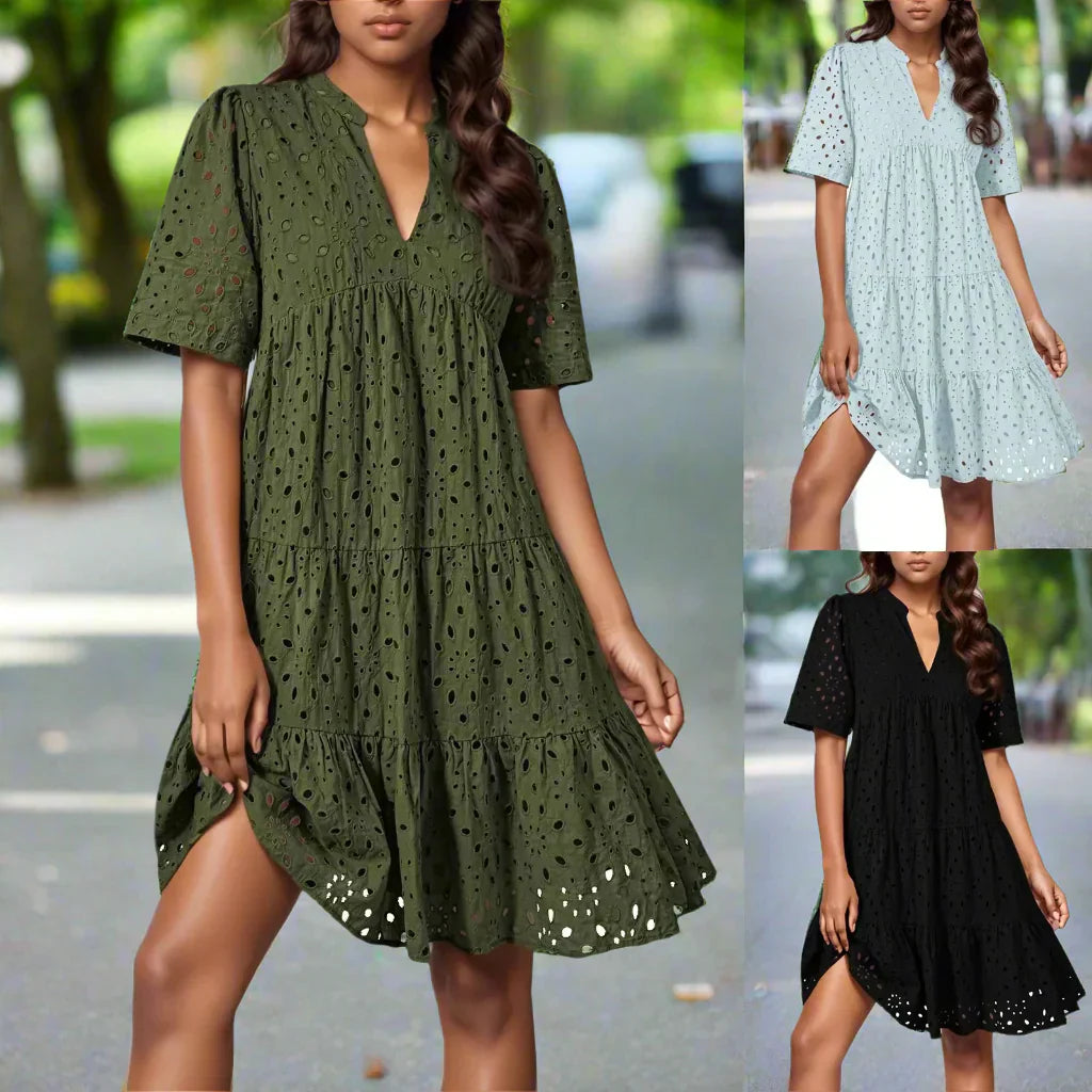 Helena™ | Effortless Comfort Midi Dress