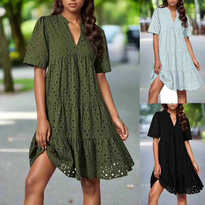 Helena™ | Effortless Comfort Midi Dress
