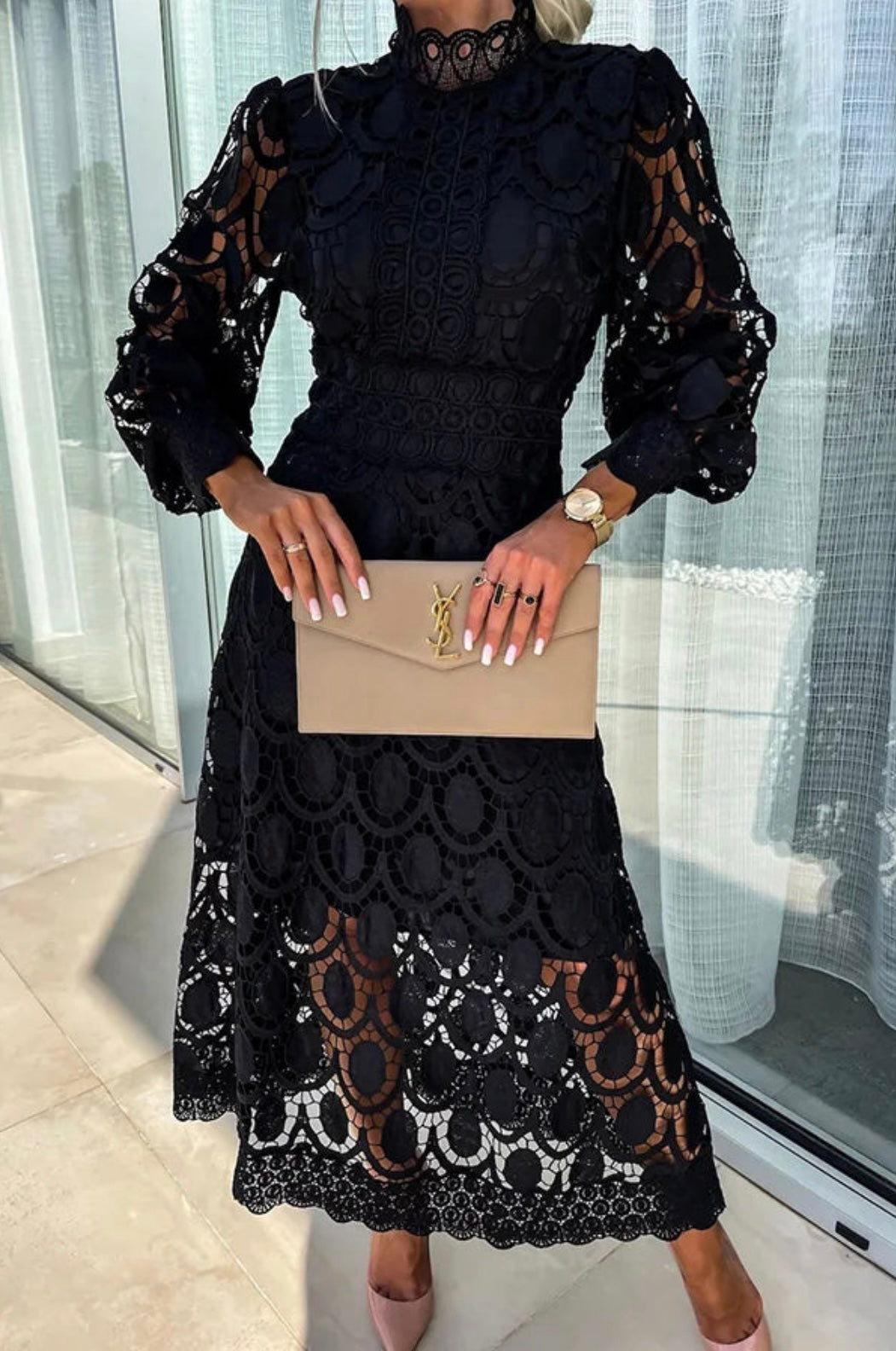Charlotte Midi Dress - Elegant White Summer Style for Women