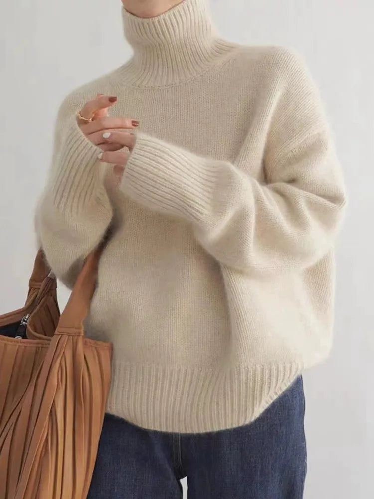 Isabella | Cashmere Turtleneck Sweater 0