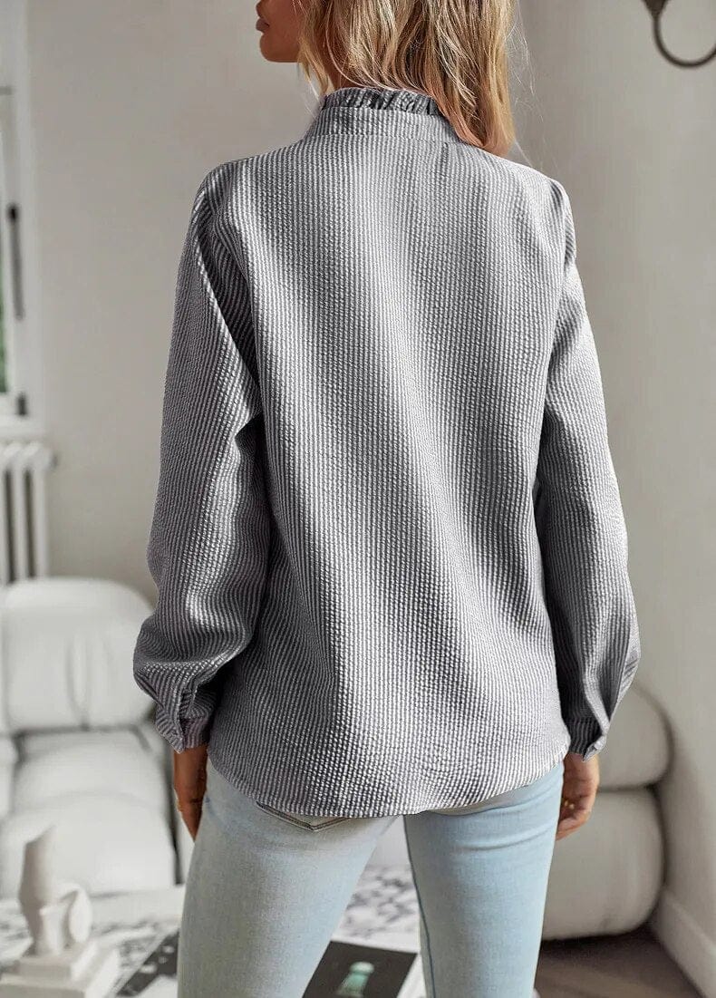 Isabella™ | Elegant Ruffle Blouse for Women