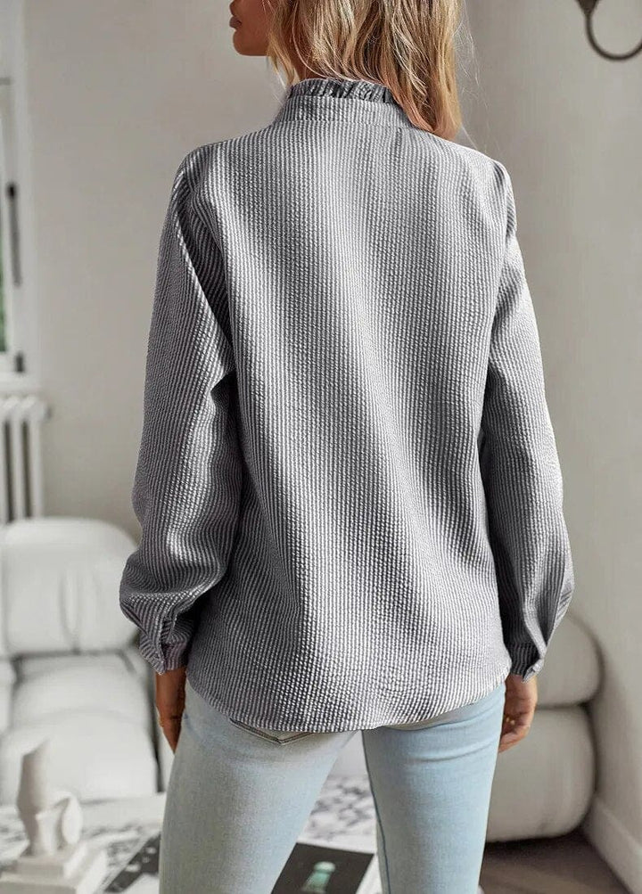 Isabella™ | Elegant Ruffle Blouse for Women