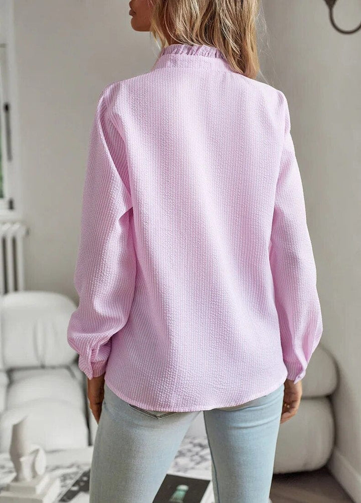 Isabella™ | Elegant Ruffle Blouse for Women