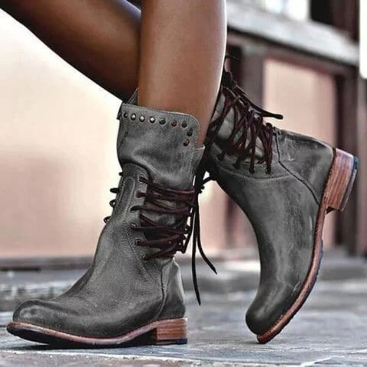 Jasmine | Orthopedic Lace-Up Boots