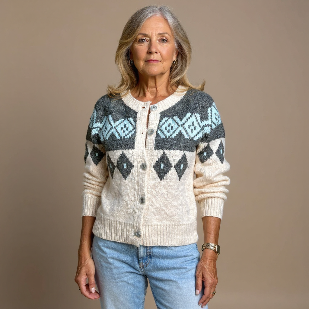 Jazlynn | Vintage Icelandic Wool Cardigan 1