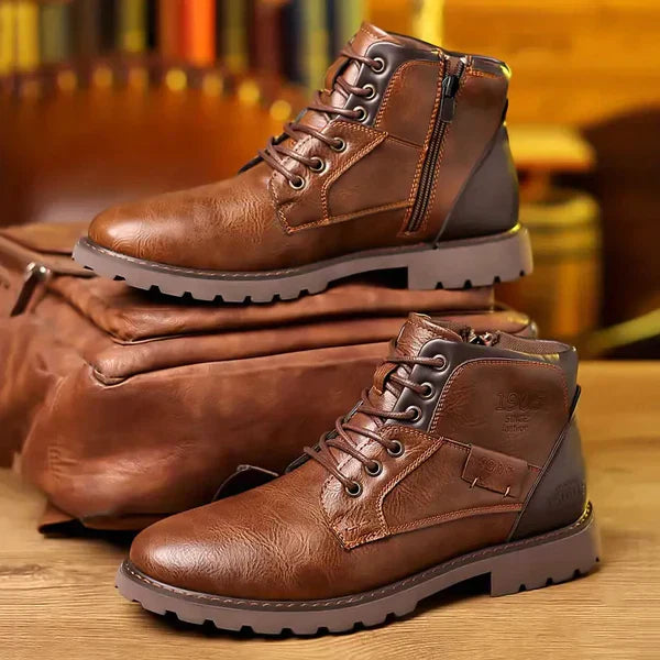 Jethro | Lace-up Boots in Durable Leather 0