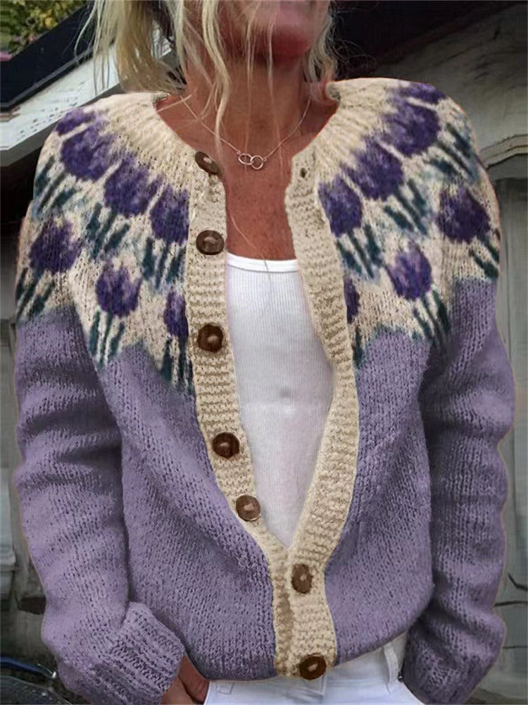 Josephine | Vintage Icelandic Wool Cardigan 0