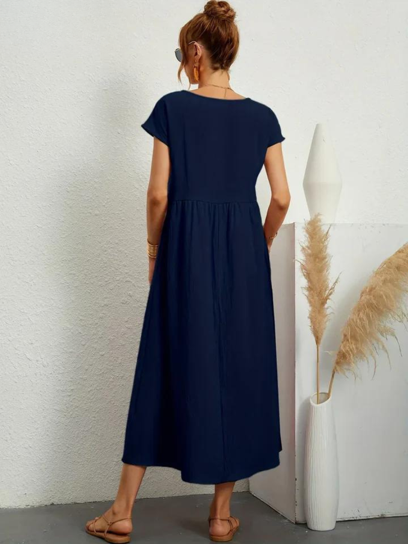 Josephine™ | Elegant Floral Midi Dress for Women