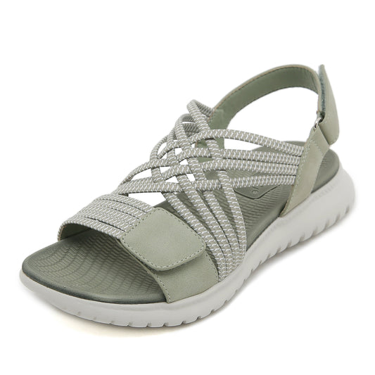 Judy™ | Stylish White Wedge Sandals for Women