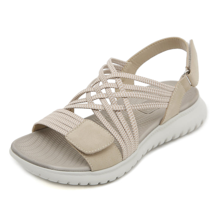 Judy™ | Stylish White Wedge Sandals for Women