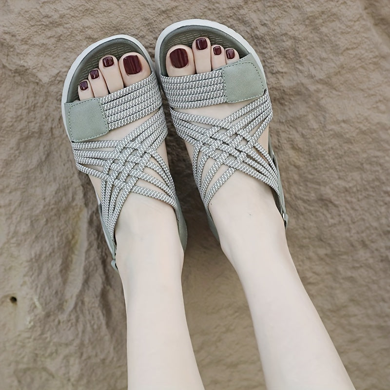 Judy™ | Stylish White Wedge Sandals for Women