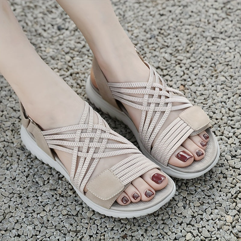 Judy™ | Stylish White Wedge Sandals for Women