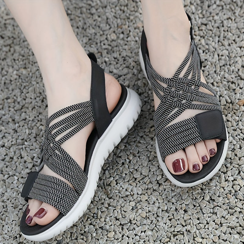 Judy™ | Stylish White Wedge Sandals for Women