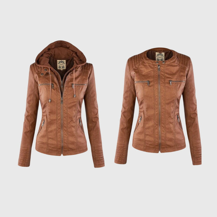 KAROLINE™ The stylish and unique leather jacket 2