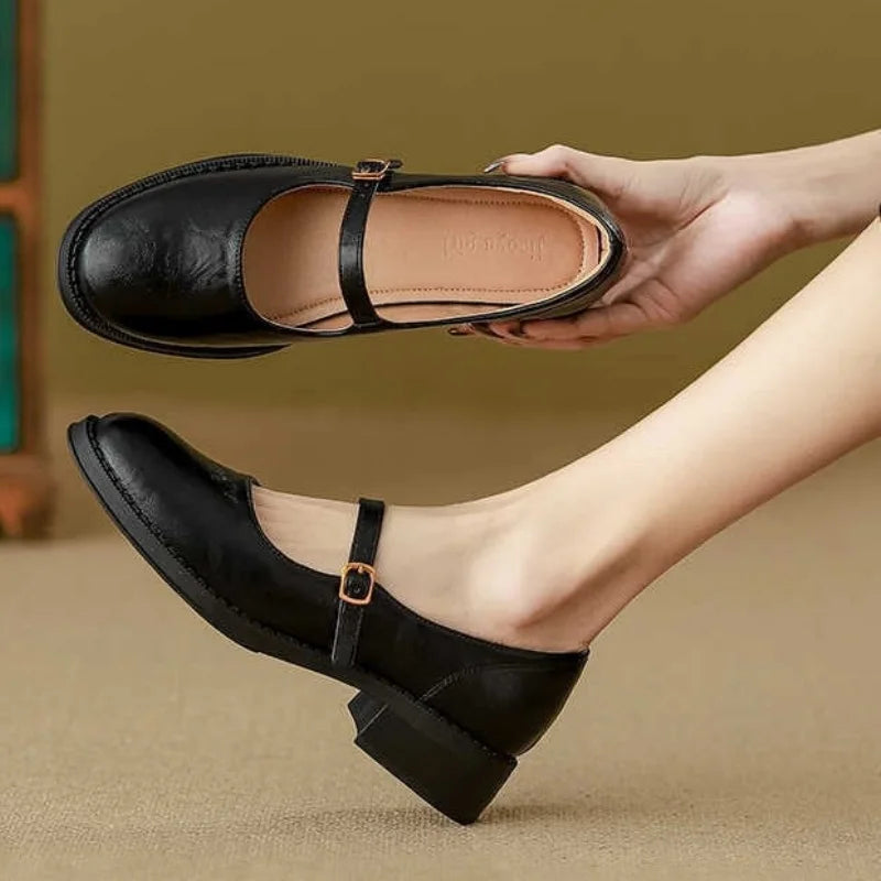 Kathy - Classic Comfort Mary Janes Made Of Leather 0