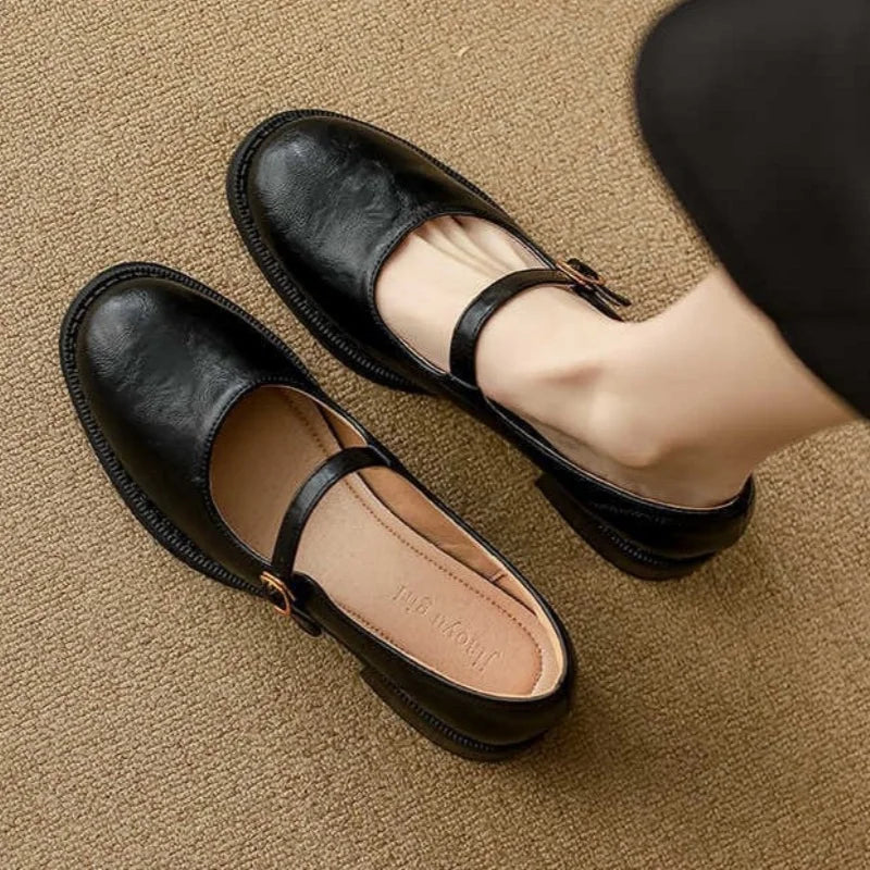 Kathy - Classic Comfort Mary Janes Made Of Leather 1