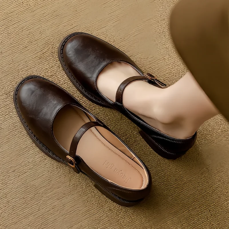 Kathy - Classic Comfort Mary Janes Made Of Leather 2