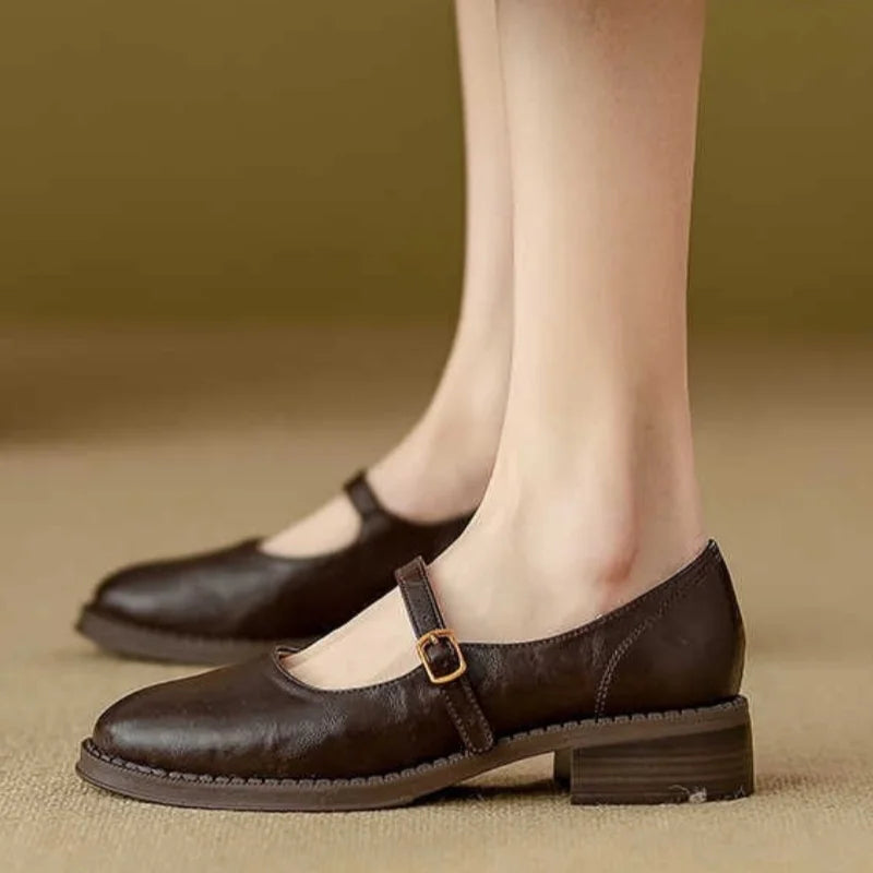 Kathy - Classic Comfort Mary Janes Made Of Leather 4