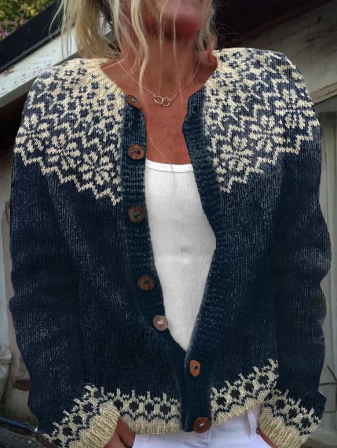 Katie | Vintage Knitted Wool Cardigan 0