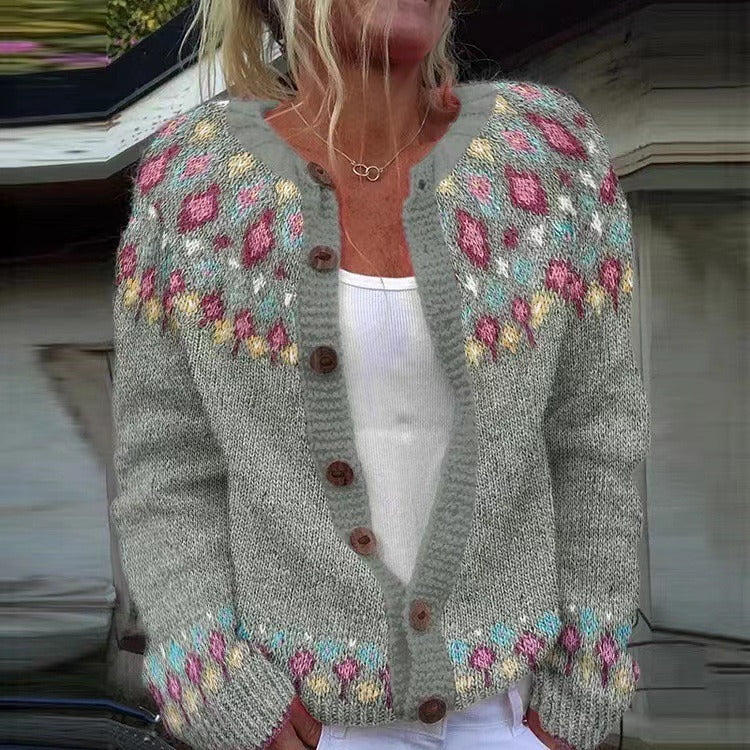 Kayla | Vintage Icelandic Wool Cardigan 0