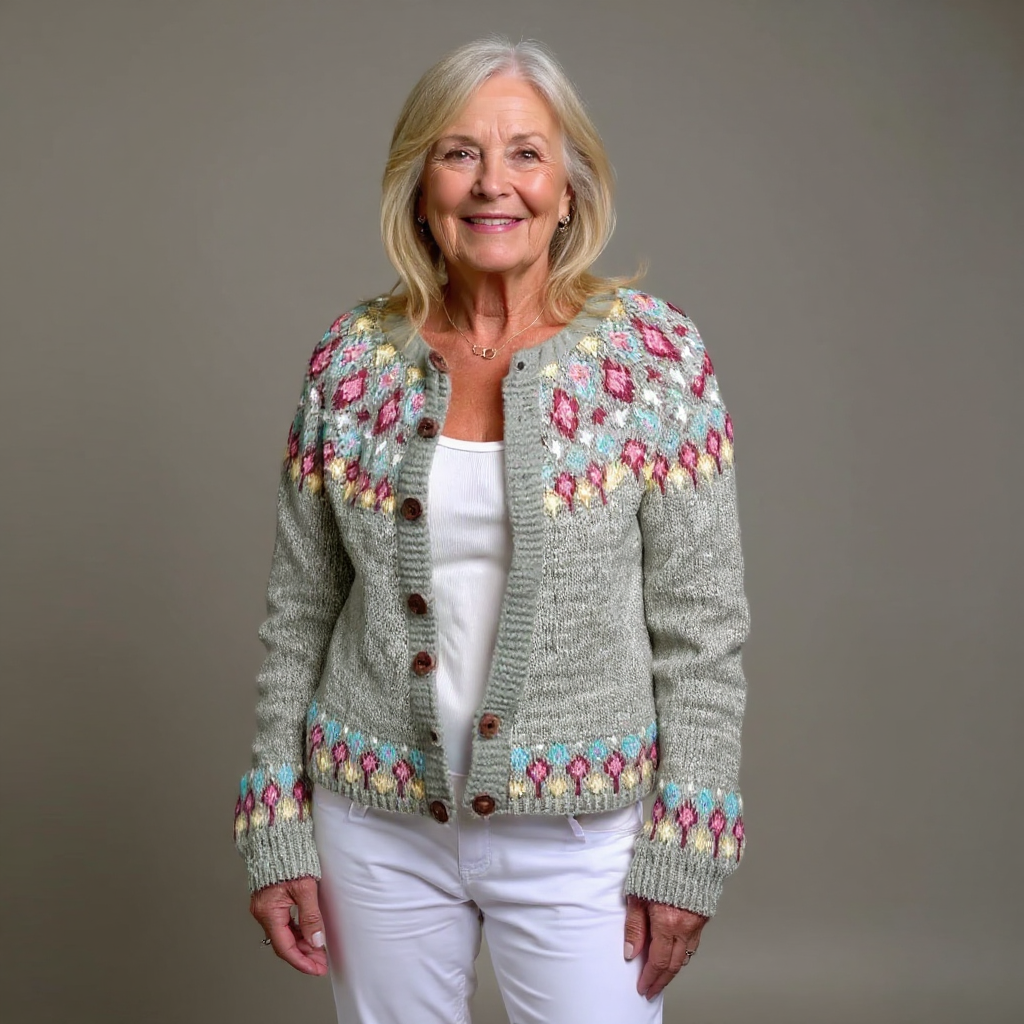 Kayla | Vintage Icelandic Wool Cardigan 1