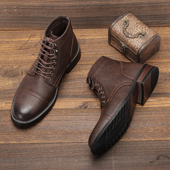 Keith | Vintage Cap-Toe Derby Boots 2