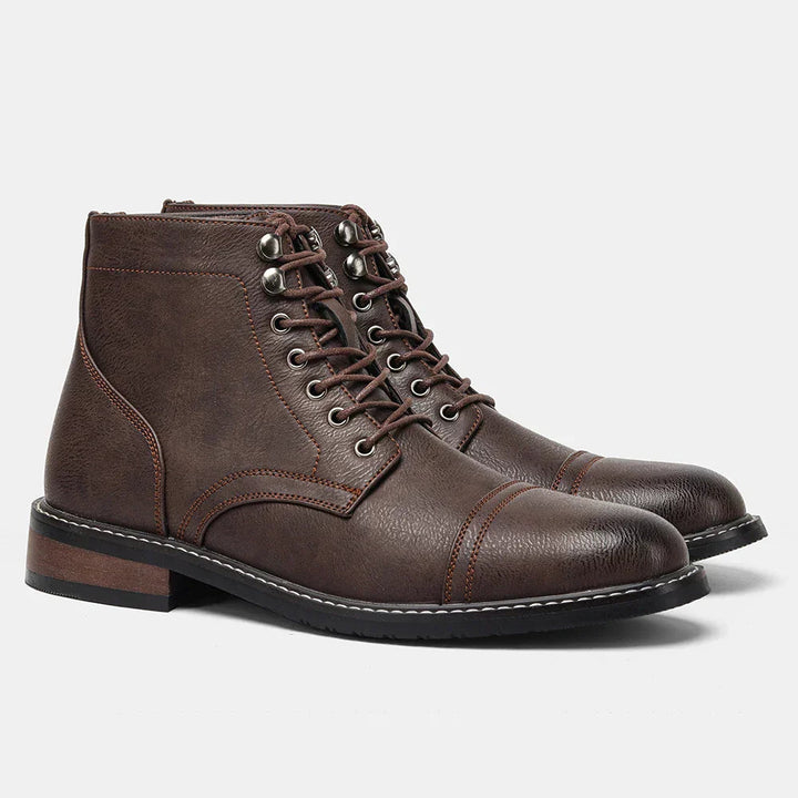Keith | Vintage Cap-Toe Derby Boots 3