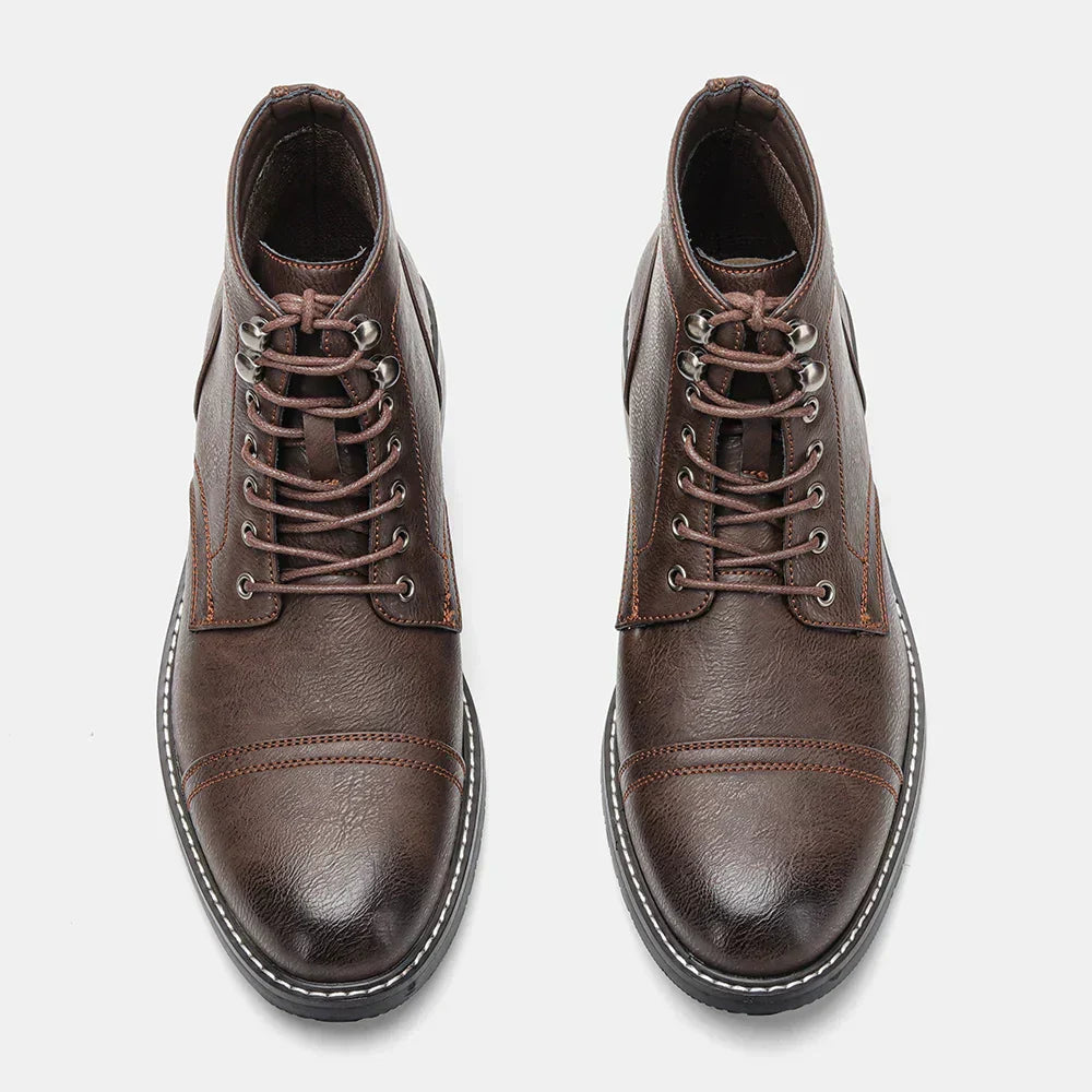 Keith | Vintage Cap-Toe Derby Boots 4