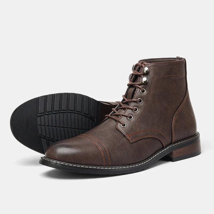 Keith | Vintage Cap-Toe Derby Boots 6
