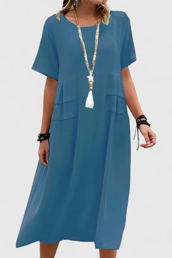 Krystina™ | Flattering Long Sleeve Midi Dress 2