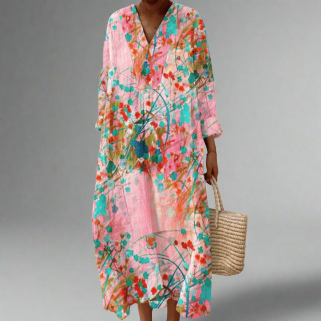Lana™ | Elegant Floral Maxi Dress