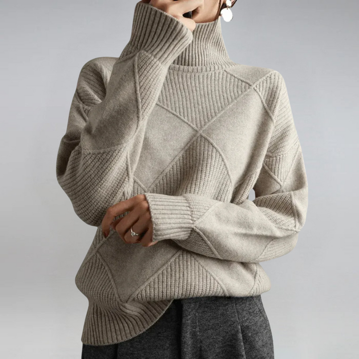 Lauren | Luxe Cashmere Turtleneck Sweater 2