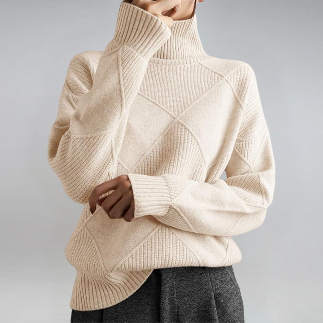 Lauren | Luxe Cashmere Turtleneck Sweater 3